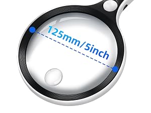 Large Magnifying Glass with Light