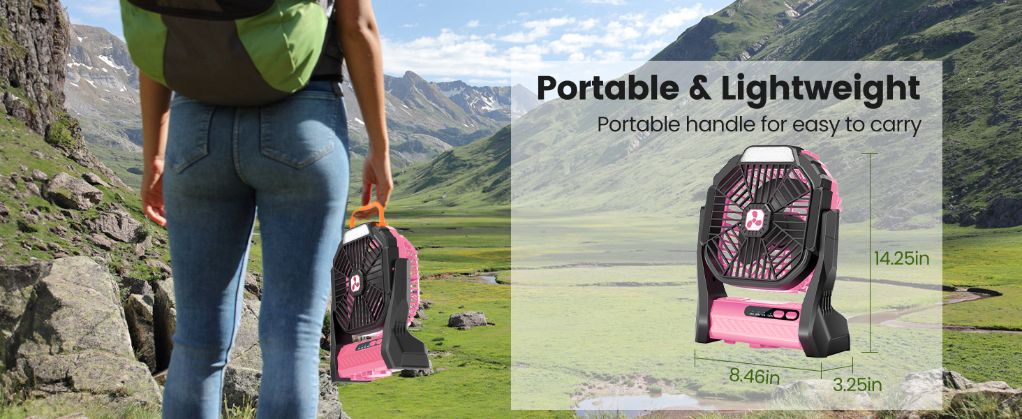 battery fans portable