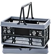 ZHJINGYU crates for storage,plastic baskets for organizing,collapsible shopping basket,foldable c...