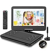 Feihe 14 Inch Portable TV/DVD Player Combo with HD Swivel LED Screen and Digital TV ATSC Tuner/US...