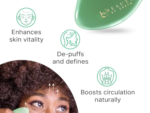 rose quartz gua sha shua face stone kit guacha gu qua quasha real jade gasha tool massage facial