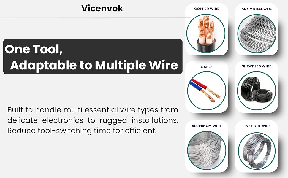 One tool, adaptable to multi wires