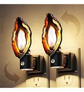 L LOHAS LED Night Light, Night Lights Plug into Wall, Agate Nightlight Rotating, Dimmable Nightli...