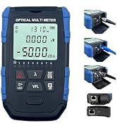 5-in-1 Fiber Optic Cable Tester, Portable Optical Power Meter with Fiber Optic Light, FC/SC/ST Un...