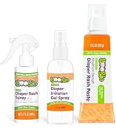 Boogie Diaper Rash Baby Bundle – Rash Spray, Extra Strength Paste, and Irritation Gel Spray – Dia...