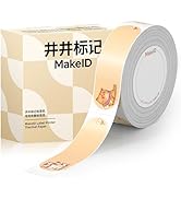 MakeID S1/S1 PRO Label Tape Fat cat, Thermal Paper Self-Adhesive Laminated Label Tape Replacement...