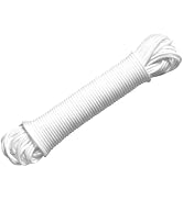 Whitmor Plastic Clothesline 100 Foot White 100FT