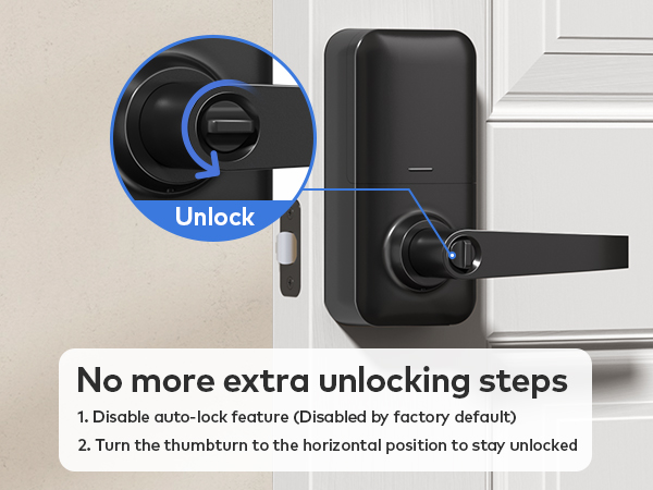 Passage Mode for continuous unlock