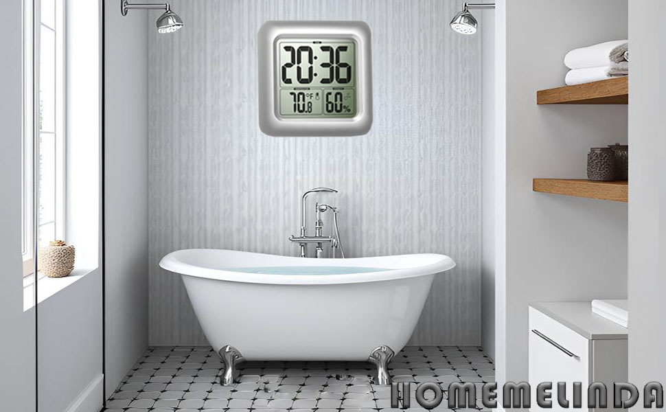 Big Wall Clock for Bathroom