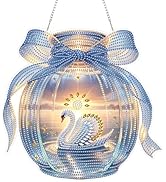 Eiflow Acrylic Diamond Art Hanging Kit for Adults, DIY Diamonds Painting Door Hanging Board Kit, ...