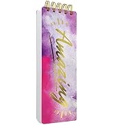 KiDEPOCH Spiral Memo List Pad, Sturdy Covers, 3x8.5, 300 Pages, Splashy Notes for School, Amazing...