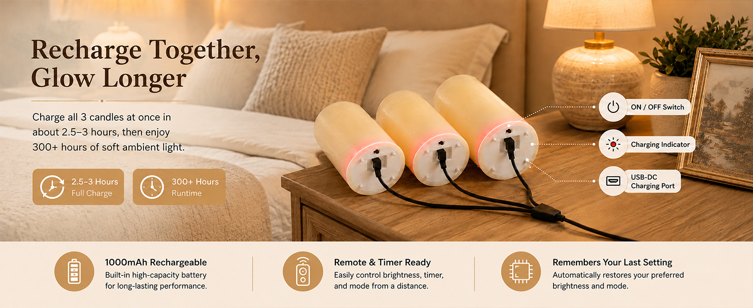 rechargeable candles