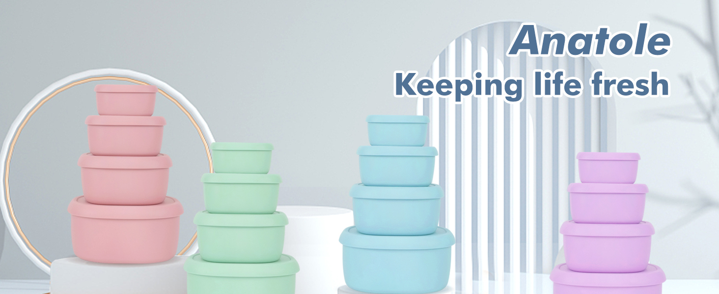 Silicone Food Storage Containers