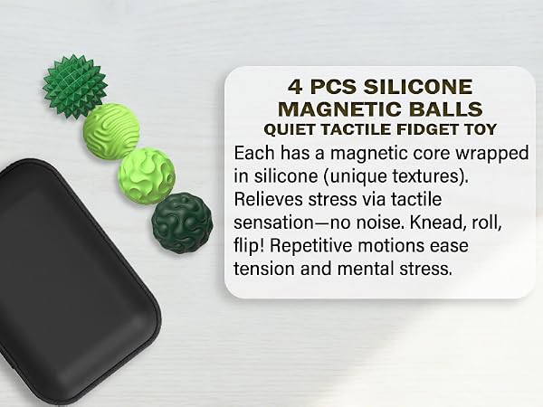 stress balls toys for adults anxiety relief items silicone magnet balls