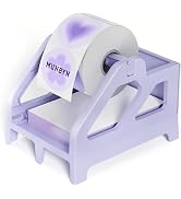 MUNBYN Label Holder for Rolls and Fan-Fold Labels, Thermal Sticker Roll Holder for Desktop Therma...