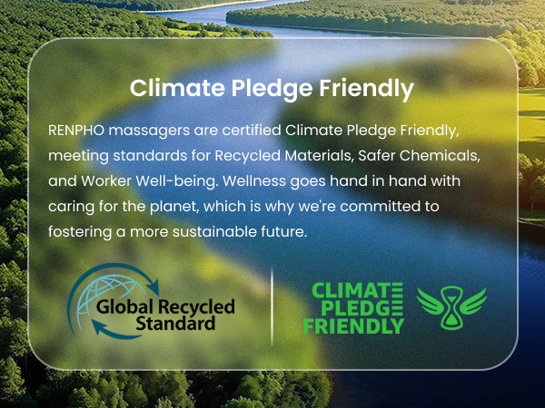 Cupping massager Climate Pledge Friendly certified with Global Recycled Standard for eco wellness