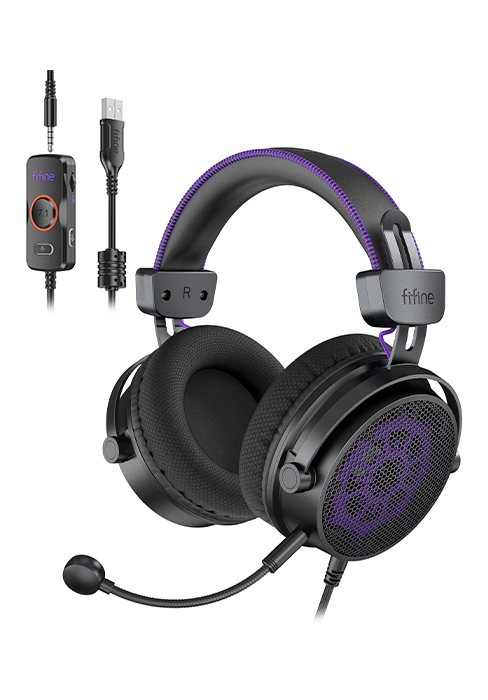 fifine ampligame h18v lite open back gaming headset