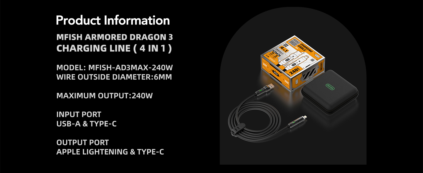 4 in 1 charging cable