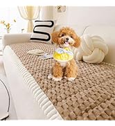 OTOB Couch Cover for Dogs Washable All Seasons Non Slip Fuzzy Pet Couch Covers Sofa Slipcovers Cu...