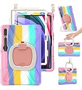 BRAECN Case for Samsung Galaxy Tab S10+/S9 FE+/S9+ 12.4 Inch 2024, Rugged Silicone Case w/S Pen H...