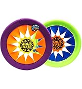 JA-RU Soft & Safe Frisbee Throwing Disc Splash Fun Aqua Flyer 12" (1 Disc Assorted) Flying Discs ...