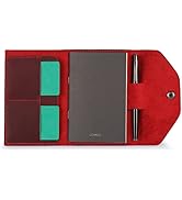 Londo Genuine Leather Portfolio with Notepad and Snap Closure