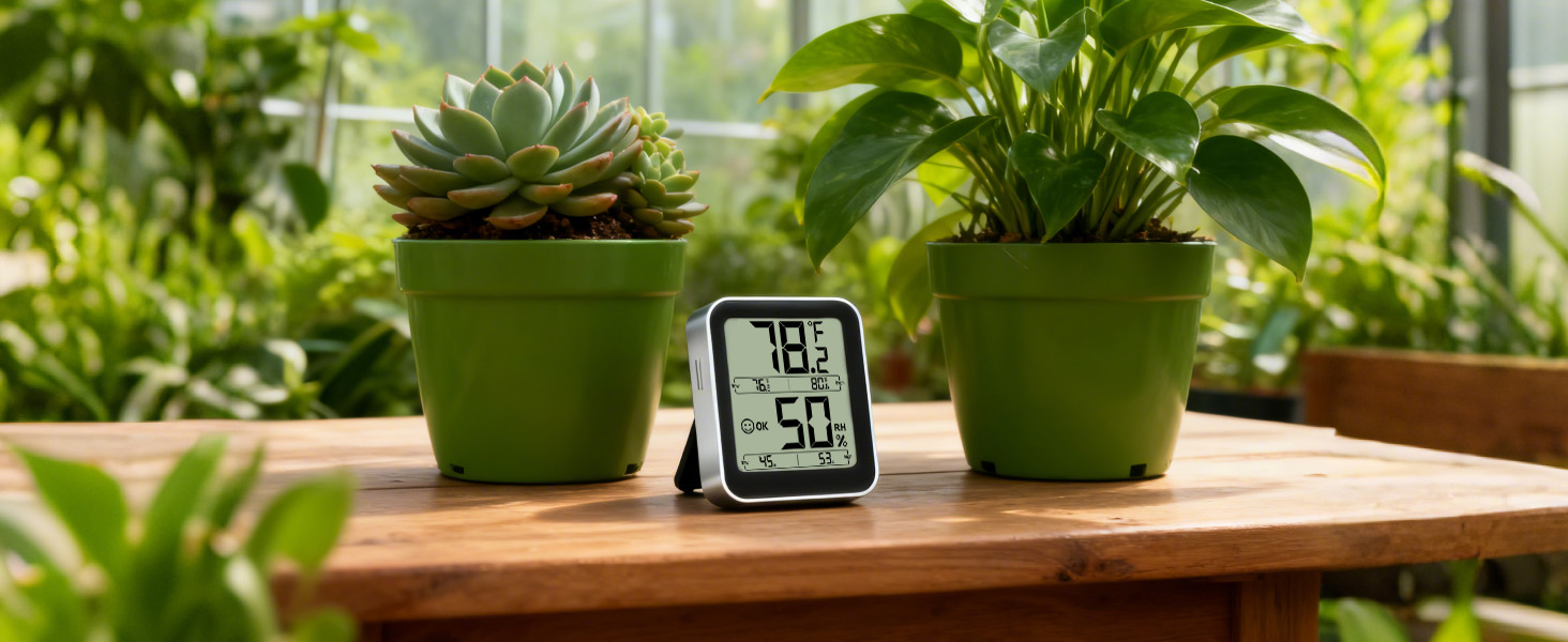 hygrometer indoor humidity for green house