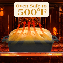 Oven Safe to 500°F