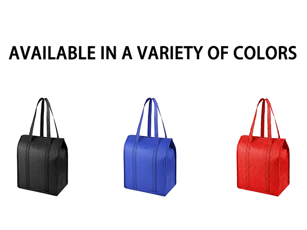 Insulated bags available in multiple colors