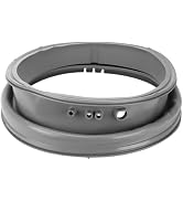 Upgraded 4986ER0004G Washer Door Seal with Drain Port, Fit for L-G Front Load Washer Door Seal WM...