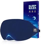 Mavogel Cotton Sleep Mask with Updated Bending Nose Design, 100% Handmade | Light Blocking Sleep ...