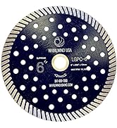 Whirlwind USA LGPC 6 inch Stone Cutting Premium Turbo Continuous Rim Diamond Blades for Granite (...