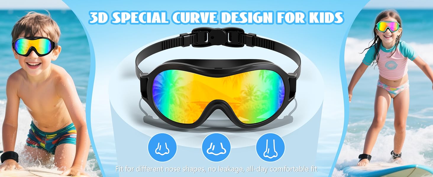 clip on swim goggles