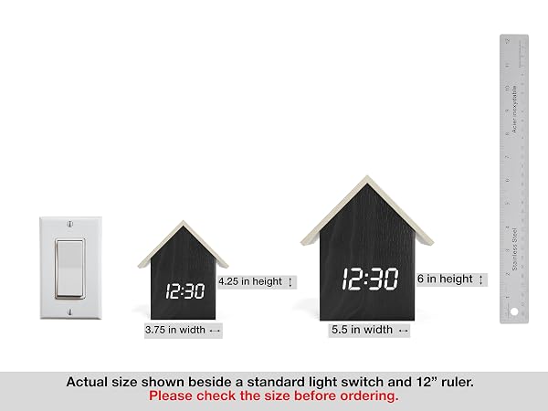 digital clock for office digital living room clock kitchen desk clock small desktop clock