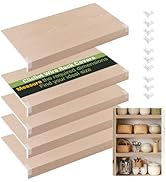 Wire Rack Covers, 24*12 Inch Shelf Covers for wire Shelving, Easy to Cut Closet Wires Shelf Cover...