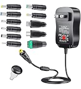 SoulBay 48W Universal AC Adapter DC 5V 6V 7.5V 9V 12V 15V 19V 20V Switching Power Supply 100-240V...