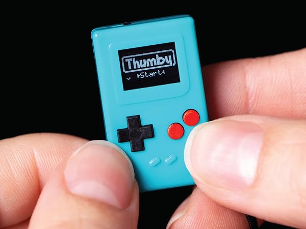 Thumby is an itty-bitty game system at the tips of your thumbs