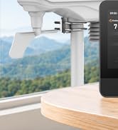 Temtop W100 Smart Weather Station & Indoor Air Quality Monitor | 7" WiFi Touchscreen, Indoor & Ou...