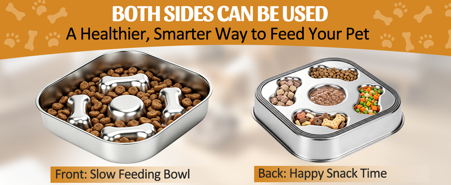 slow feeder dog bowl