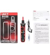 UNI-T Mini Pen Multimeter, AC DC 600V Pen-Type Meter True RMS Small Multimeter Professional Non-C...