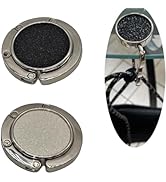 YEMCHI 2 Pack Bling Foldable Purse Hooks for Table & Desk | Women's Handbag Hangers | Anti-Slip &...