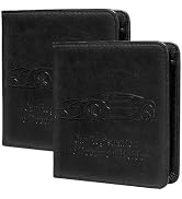 Peisicne 2-Pack Car Registration and Insurance Holder, Car Organization Vehicle Document Organize...