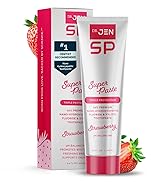 Super Paste Toothpaste with Fluoride + 10% Nano Hydroxyapatite, Xylitol, Strawberry