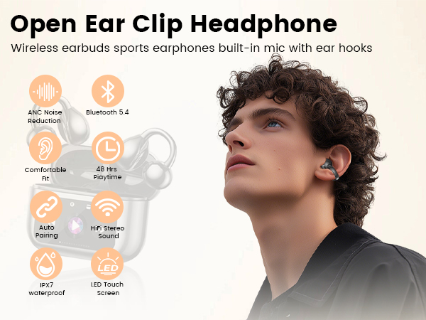 clip on headphones