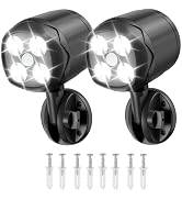 Ambaret Battery Operated Motion Outdoor Waterproof Lights, 800 Lumen Bright Battery Powered Night...