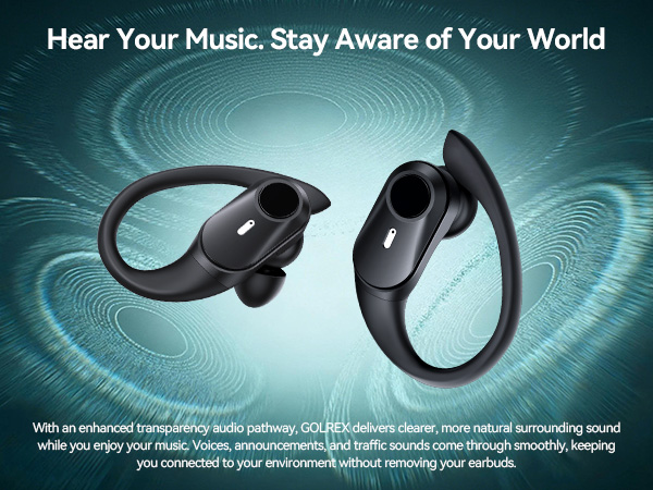 Hear Your Music. Stay Aware of Your World.