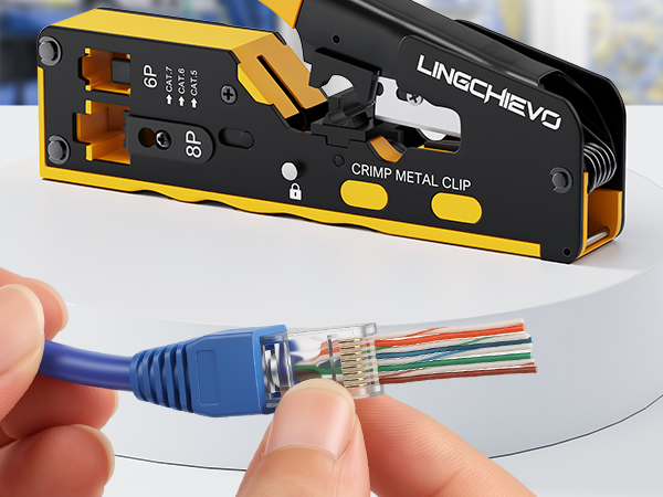 Lingchievo Ethernet RJ45 Crimping Tool