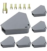 Mouse Station with Keys Grey 6 Pack, Key Required Mouse Stations, Mice Stations, Keeps Children a...