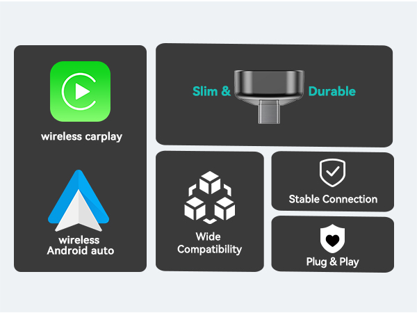 wireless carplay adapter usb c