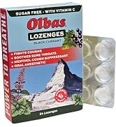 Olbas Sugar Free Cough Drops Lozenges, 24 Count